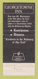 Matchbook Cover - Georgetowne Inn Mount Washington PA 30 Strike
