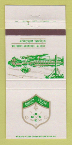 Matchbook Cover - North Shore Country Club Mequon WI 30 Strike
