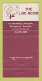 Matchbook Cover - Fontasia Restaurant Cambridge MA Lido Room 30 Strike