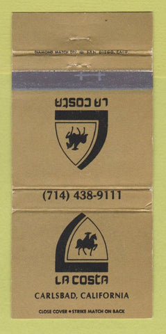 Matchbook Cover - La Costa Carlsbad CA WEAR 30 Strike