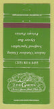 Matchbook Cover - The Garden Restaurant Philadelphia PA WEAR 30 Strike