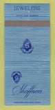 Matchbook Cover - Shaffners Jewelry York? PA 30 Strike