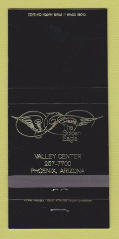 Matchbook Cover - The Golden Eagle Phoenix AZ 30 Strike
