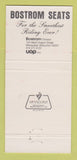 Matchbook Cover - Bostrom Seating Milwaukee WI 30 Strike