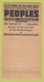 Matchbook Cover - Mercury Restaurant Toronto ON WEAR 30 Strike