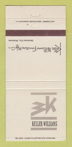 Matchbook Cover - Keller Williams Furniture Oklahoma City OK 30 Strike