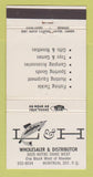 Matchbook Cover - L&H Fishing Tackle Sporting Goods Montreal QC 30 Strike