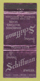 Matchbook Cover - Irving Schiffman Jewelry Pittsburgh PA WEAR 30 Stick