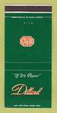 Matchbook Cover - Dillard Paper Company WEAR 30 Strike