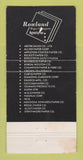Matchbook Cover - Rowland Paper Company Louisville KY 30 Strike