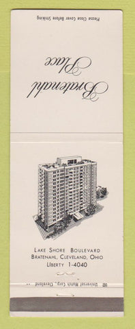 Matchbook Cover - Bratenahl Place Cleveland OH