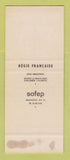 Matchbook Cover - Ets Rossignol France Fabrique Furniture?