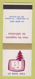 Matchbook Cover - Le Bois Joli Annecy France