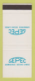 Matchbook Cover - Sepec Armoires Seche Linge Furniture Laval France