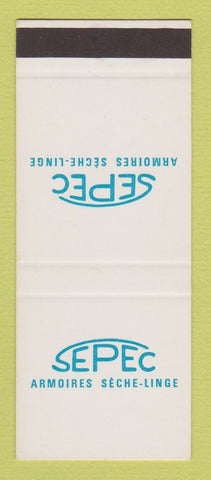 Matchbook Cover - Sepec Armoires Seche Linge Furniture Laval France