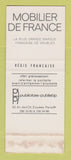 Matchbook Cover - Mobilier De France