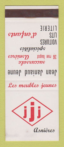 Matchbook Cover - Jean Janiaud Jeune Clothes? France WORN