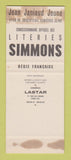 Matchbook Cover - Jean Janiaud Jeune Clothes? France WORN
