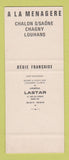 Matchbook Cover - Plaire Et Servir France SAMPLE