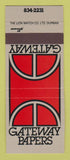 Matchbook Cover - Gateway Papers South Africa SAMPLE