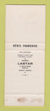 Matchbook Cover - Millot Papiers Paper Saint Quentin France SAMPLE