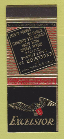 Matchbook Cover - Excelsior France Liquors Cognac Rum