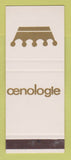 Matchbook Cover - Oenologie Martin Vialatte Champigny France