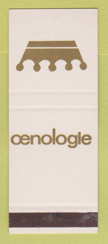Matchbook Cover - Oenologie Martin Vialatte Champigny France