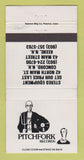 Matchbook Cover - Pitchfork Recordsx Keene Concord NH Stereo WEAR 30 Strike