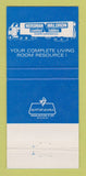 Matchbook Cover - Mersman Waldron Tables Furniture Celina OH 30 Strike