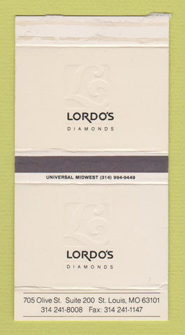Matchbox - Lordo's Diamonds St Louis MO #1