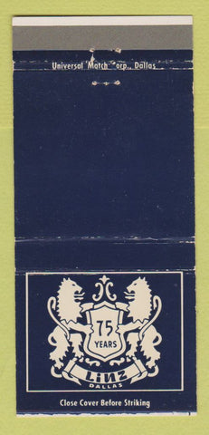 Matchbook Cover - Linz Dallas TX Jewelry 30 Strike