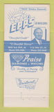 Matchbook Cover - Epp's Jewelry Taft Epstein 30 Strike