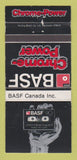 Matchbook Cover - BASF Cassette Tapes Canada 30 Strike