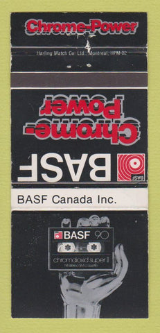 Matchbook Cover - BASF Cassette Tapes Canada 30 Strike