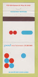 Matchbook Cover - Pod Voice Transmission Philadephia PA recording 30 Strike