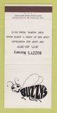 Matchbook Cover - Buzzy's Nursery Fort Worth TX 30 Strike