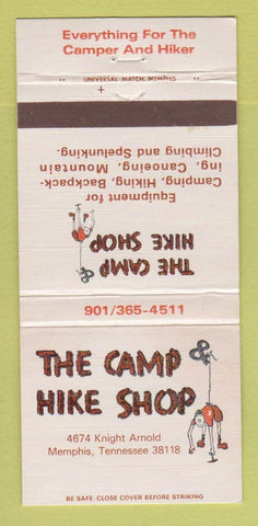 Matchbook Cover - Camp Hike Shop Memphis TN camping hiking 30 Strike
