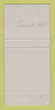 Matchbook Cover - Danforth Outdoor Store Camping Toronto ON 30 Strike