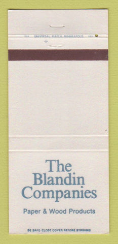 Matchbook Cover - Blandin Company Paper Wood Products WEAR 30 Strike