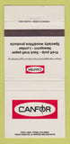 Matchbook Cover - Canfor Lumber Paper 30 Strike