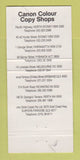 Matchbook Cover - Canon Colour Copy Shops Australia 30 Strike