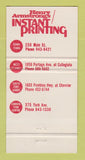 Matchbook Cover - Instant Printing Winnipeg MB 30 Strike