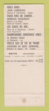 Matchbook Cover - Germain Vigouroux Liquor? J Larnaudie Figeac
