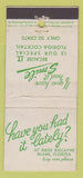 Matchbook Cover - Miami FL Bar Liquor Store WEAR 21 Strike Feature
