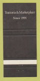Matchbook Cover - Tutti's Sunrise FL Coral Gables 30 Strike