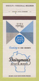 Matchbook Cover - Dairyman's State Bank Randolph Pardeeville WI 30 Strike