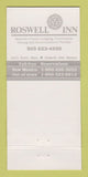 Matchbook Cover - Roswell Inn NM 30 Strike