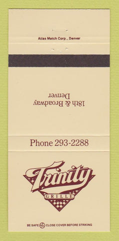 Matchbook Cover - Trinity Grille Denver Colorado 30 Strike