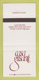 Matchbook Cover - Casa Grisanti Louisville KY 30 Strike